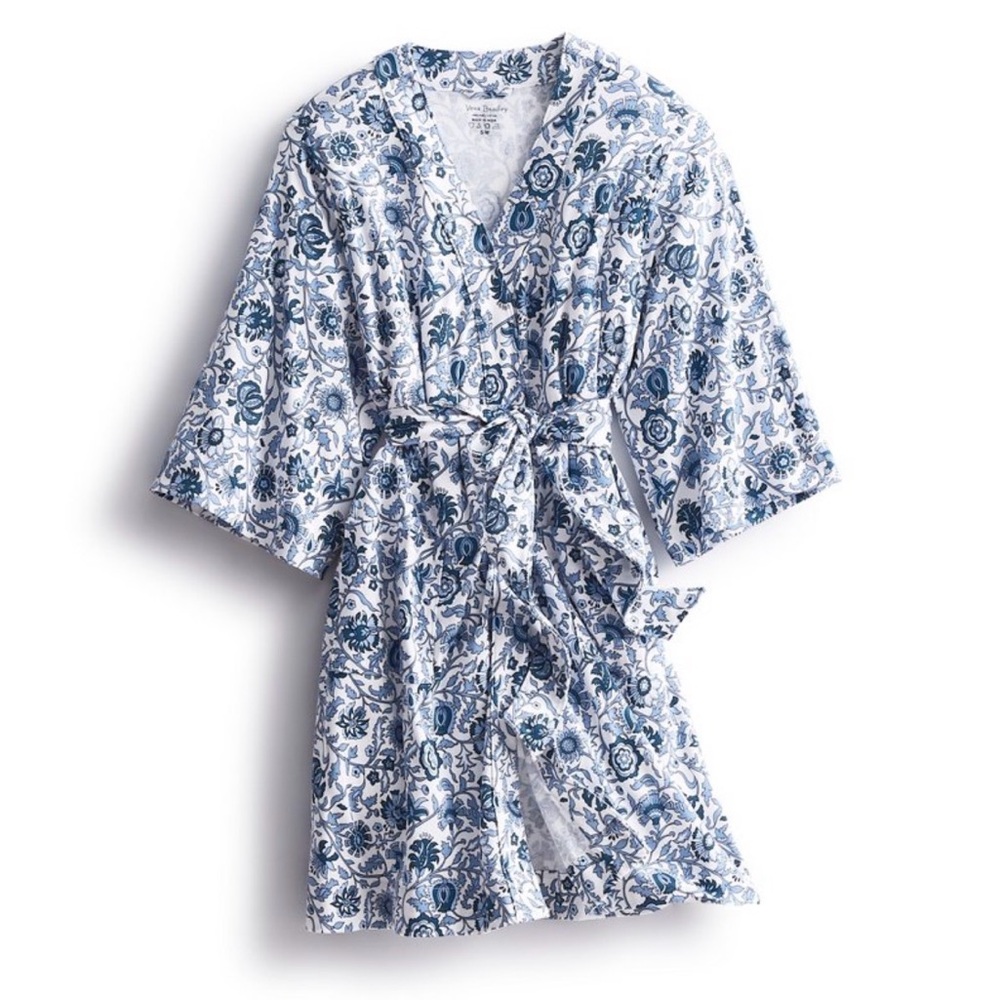 Vera Bradley Knit Robe in Cool Marrakesh - S/M